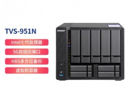 9 盘位 NAS 低至 2899 元：威联通 TVS-951N 京东狂促